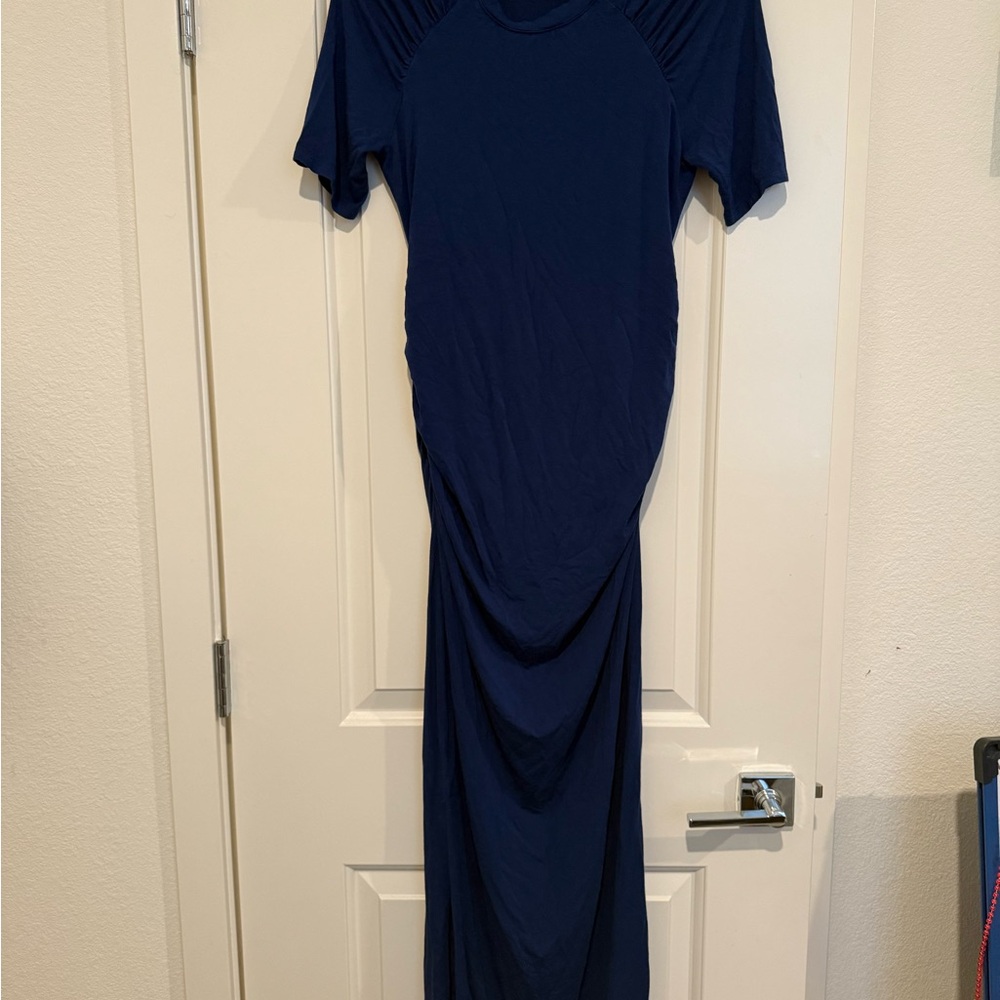 Motherhood Maternity Blue Maxi Dress